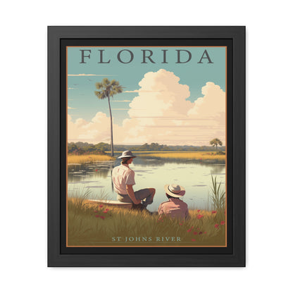 Vintage St. Johns River Wall Art – Timeless Florida Serenity