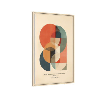 Abstract Geometric Art Print Vintage Poster | Museum-Quality Fine Art Print