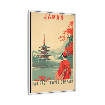 Japan Far East Travel Company Vintage Poster | Museum-Quality Fine Art Print