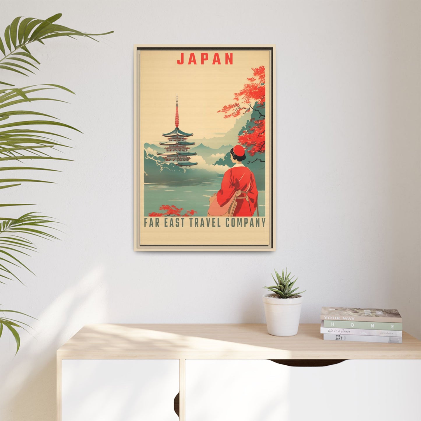 Japan Far East Travel Company Vintage Poster | Museum-Quality Fine Art Print