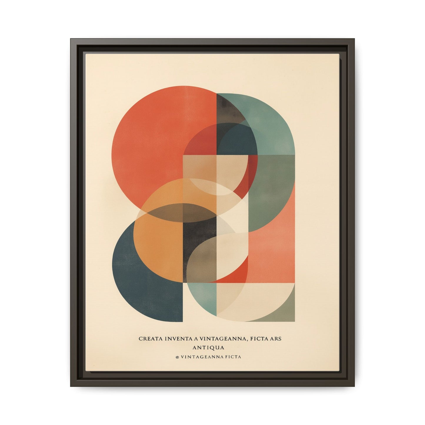 Abstract Geometric Art Print Vintage Poster | Museum-Quality Fine Art Print