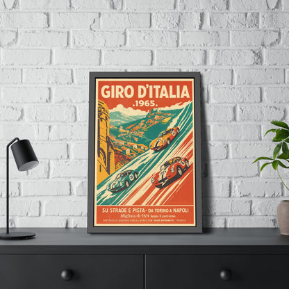 Vintage Velocity Framed Poster | Museum-Quality Fine Art Print