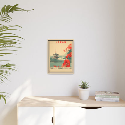 Japan Far East Travel Company Vintage Poster | Museum-Quality Fine Art Print