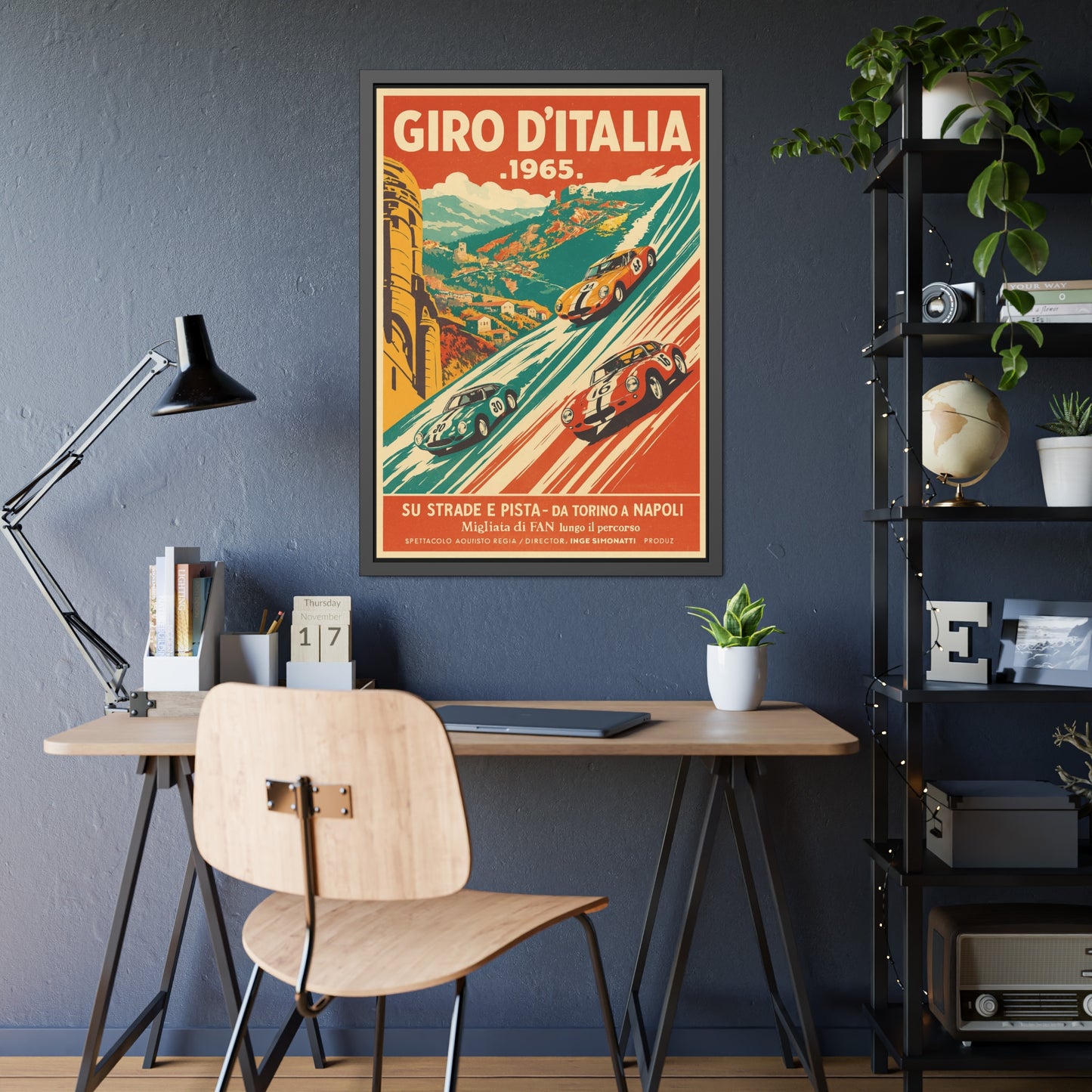 Vintage Velocity Framed Poster | Museum-Quality Fine Art Print