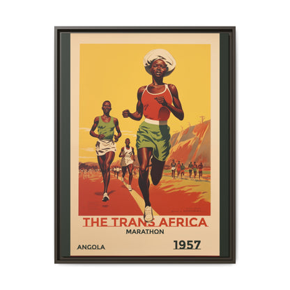 Trans-Africa Marathon 1957 Vintage Poster | Fine Art Print