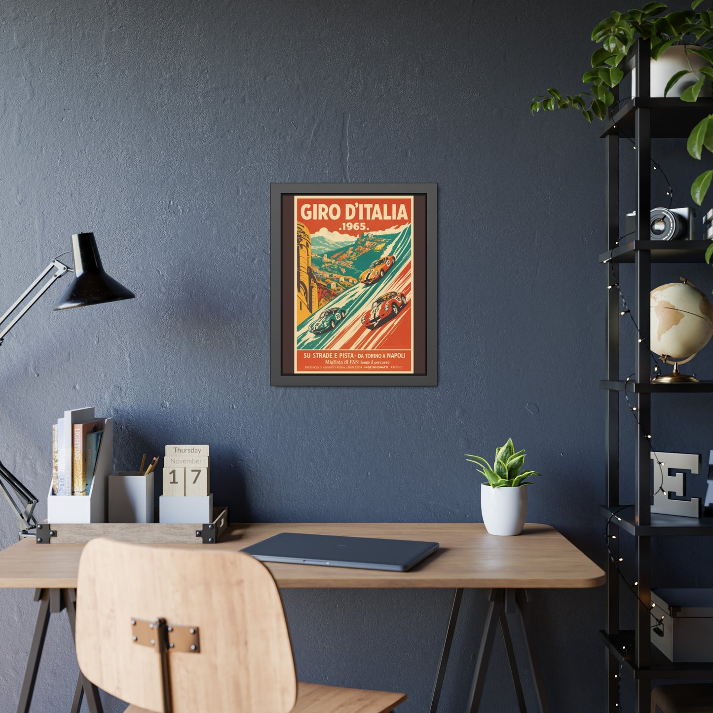 Vintage Velocity Framed Poster | Museum-Quality Fine Art Print