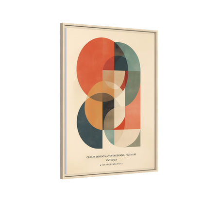 Abstract Geometric Art Print Vintage Poster | Museum-Quality Fine Art Print