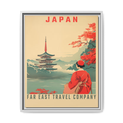 Japan Far East Travel Company Vintage Poster | Museum-Quality Fine Art Print
