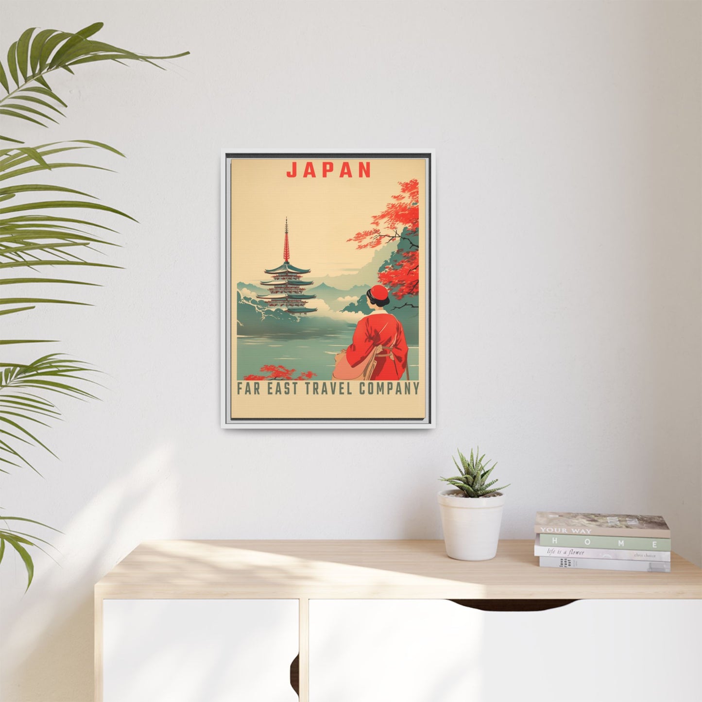 Japan Far East Travel Company Vintage Poster | Museum-Quality Fine Art Print