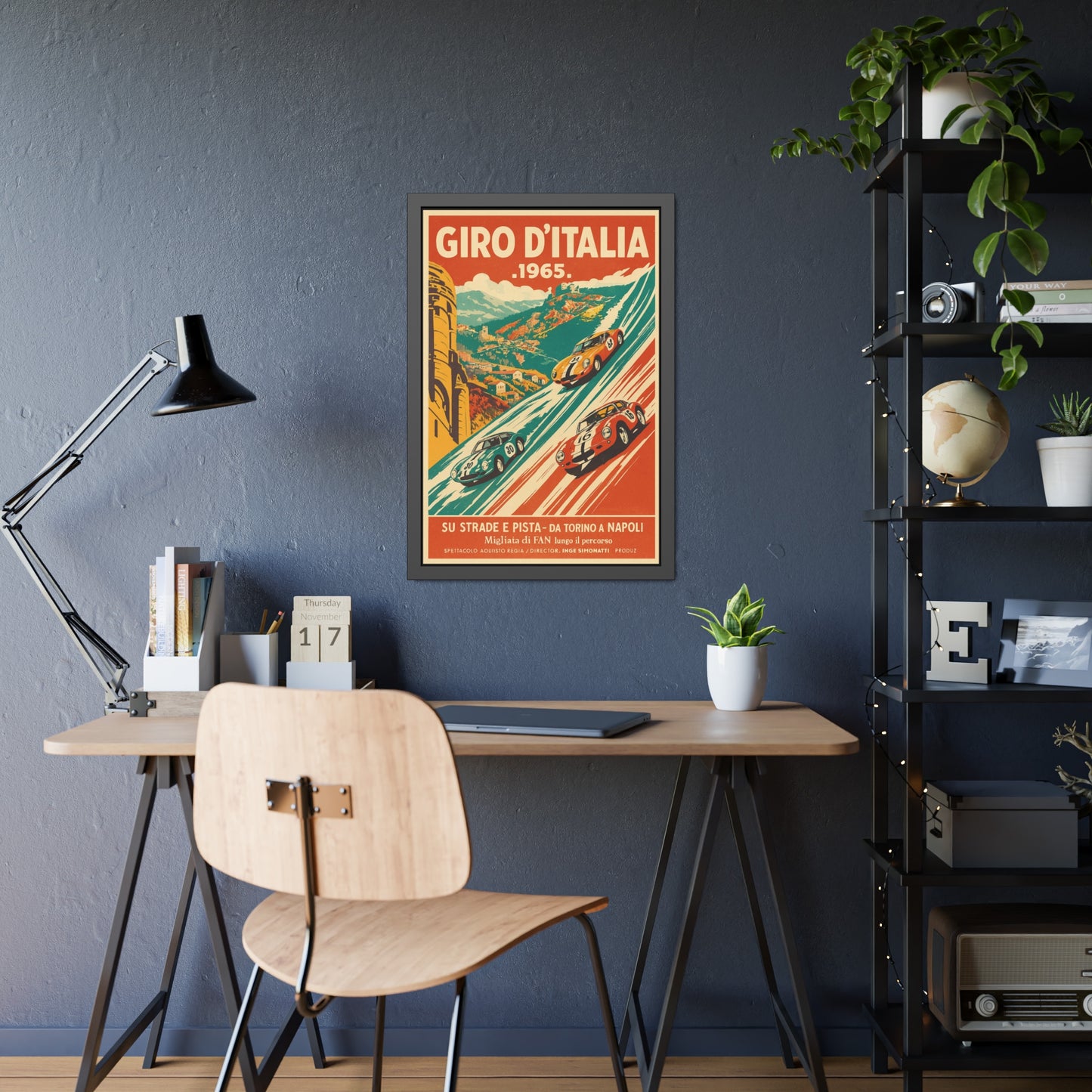 Vintage Velocity Framed Poster | Museum-Quality Fine Art Print