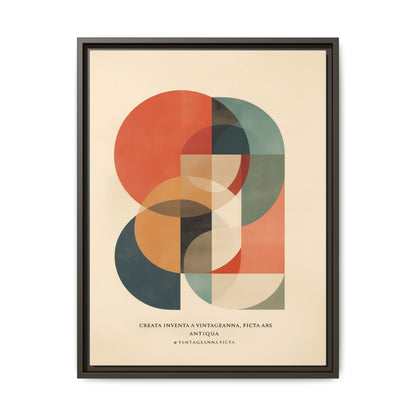 Abstract Geometric Art Print Vintage Poster | Museum-Quality Fine Art Print