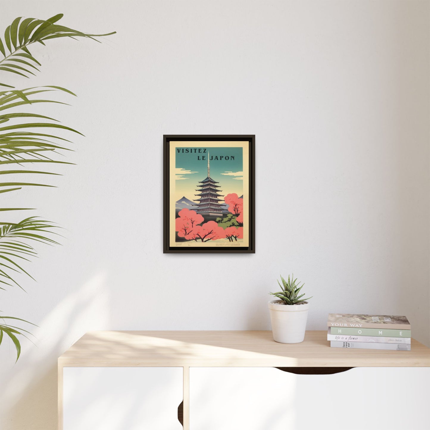 Visitez le Japon Japanese Travel Vintage Poster | Museum-Quality Fine Art Print