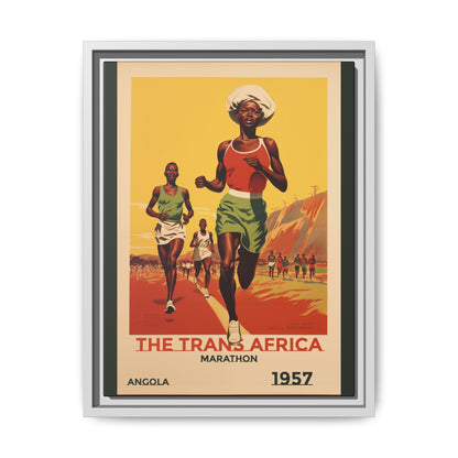 Trans-Africa Marathon 1957 Vintage Poster | Fine Art Print