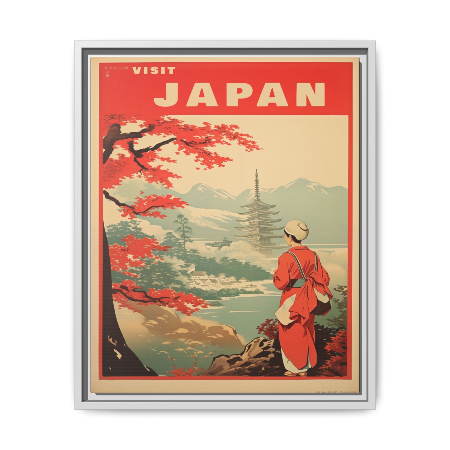 Visit Japan Vintage Poster | Museum-Quality Fine Art Print