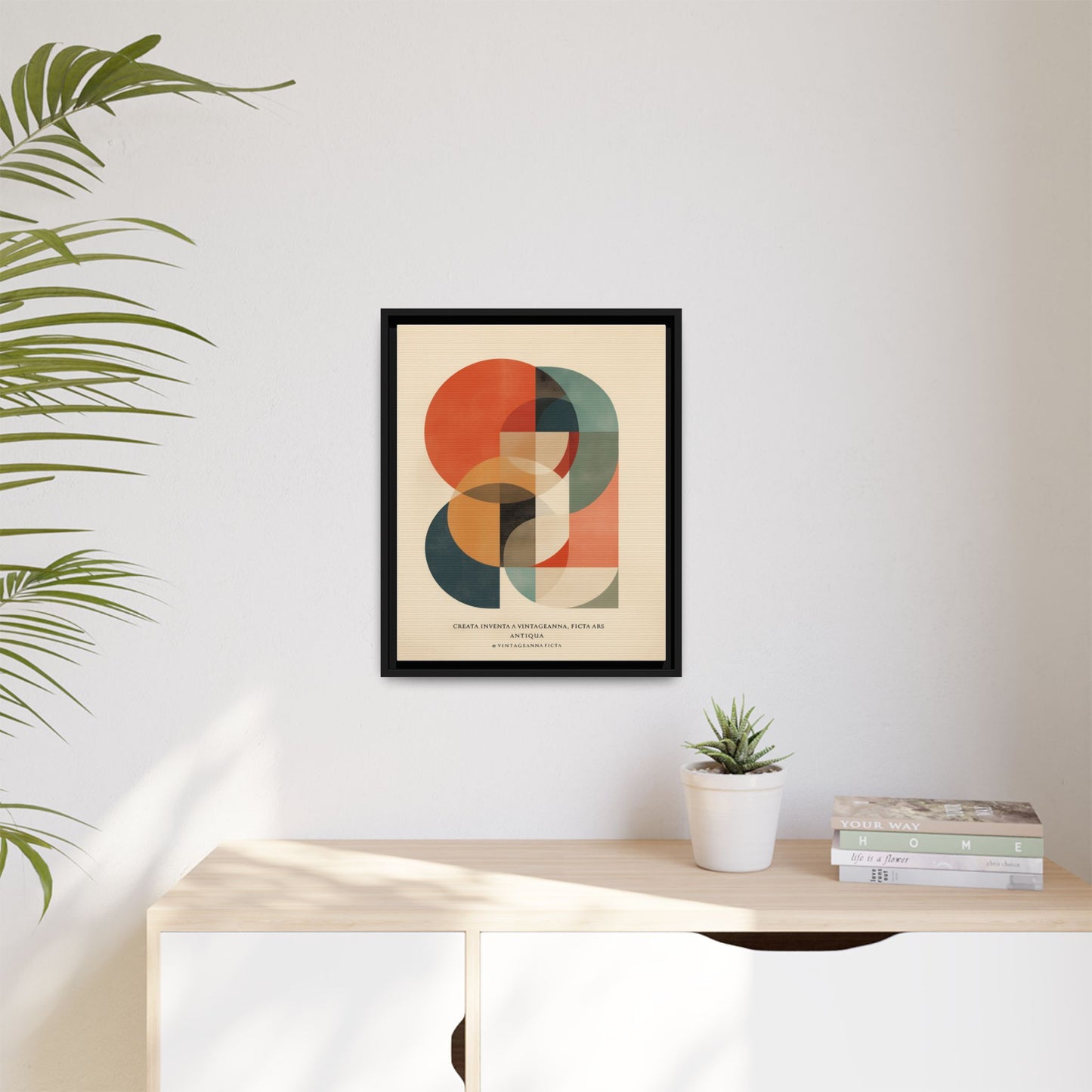 Abstract Geometric Art Print Vintage Poster | Museum-Quality Fine Art Print