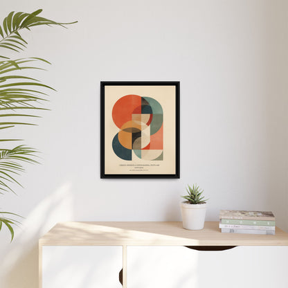 Abstract Geometric Art Print Vintage Poster | Museum-Quality Fine Art Print