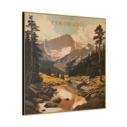 "Explore Colorado Canvas - Stretched Matte Wall Art" Matte Canvas, Stretched, 1.25"