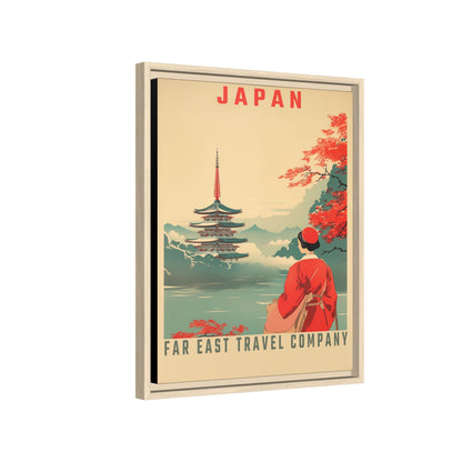 Japan Far East Travel Company Vintage Poster | Museum-Quality Fine Art Print
