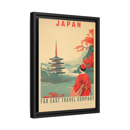 Japan Far East Travel Company Vintage Poster | Museum-Quality Fine Art Print