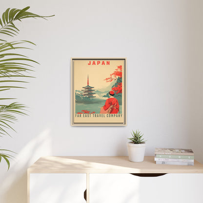 Japan Far East Travel Company Vintage Poster | Museum-Quality Fine Art Print