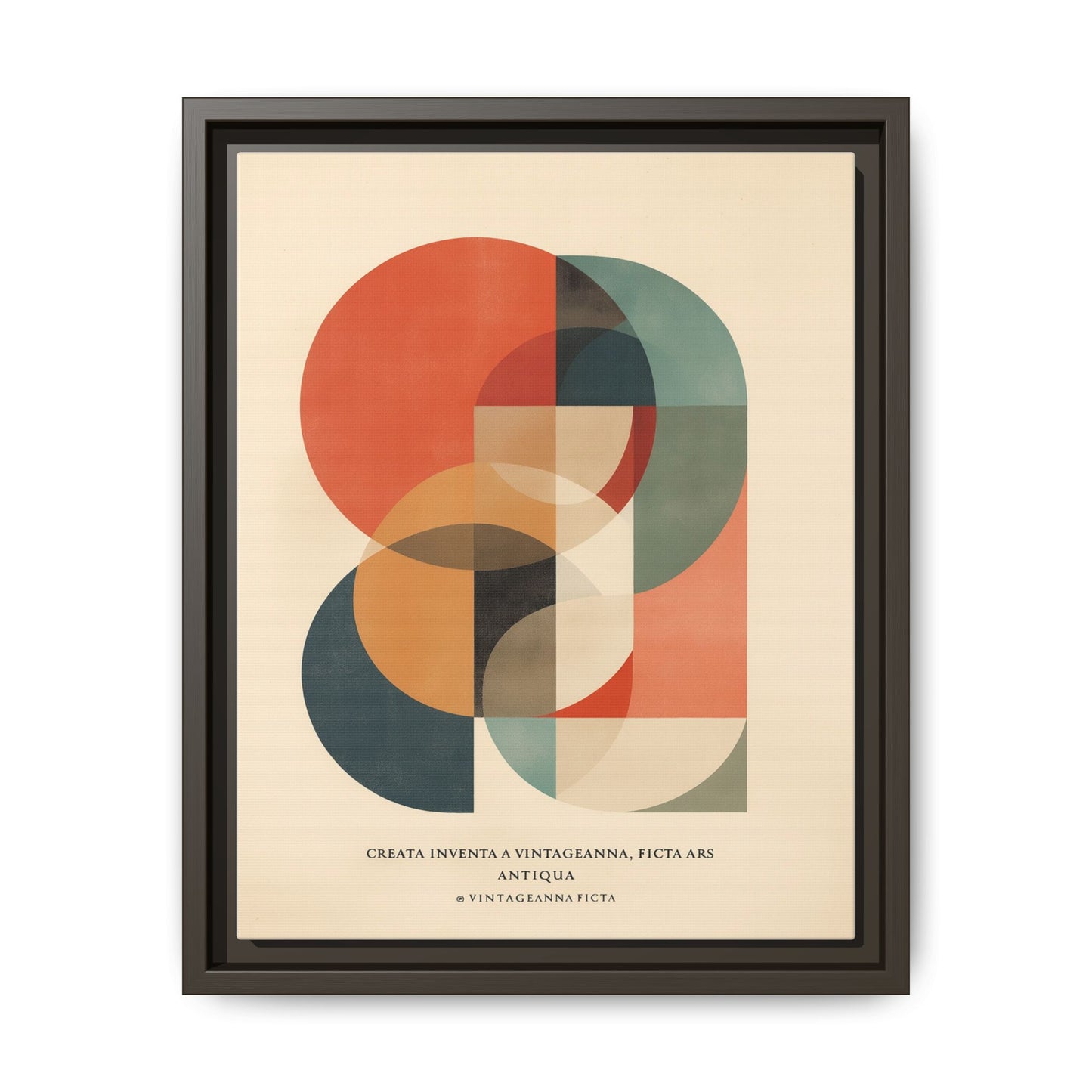 Abstract Geometric Art Print Vintage Poster | Museum-Quality Fine Art Print
