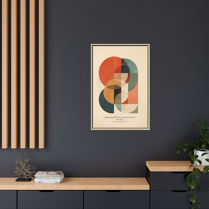 Abstract Geometric Art Print Vintage Poster | Museum-Quality Fine Art Print