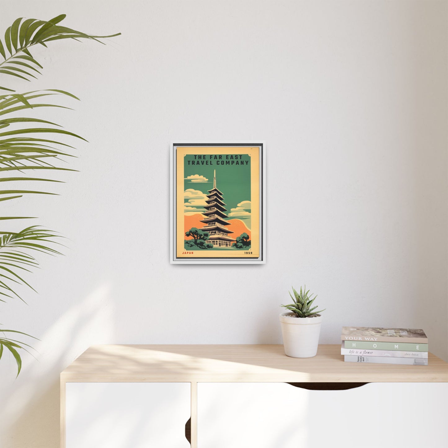 Japan Pagoda Vintage Poster | Museum-Quality Fine Art Print