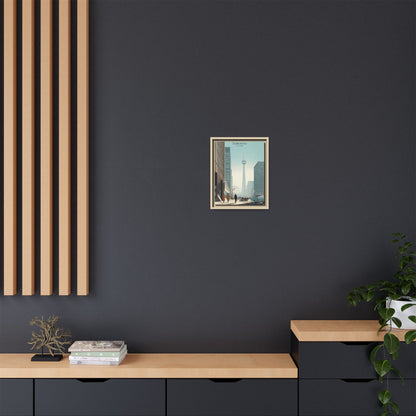 Toronto CN Tower Vintage Travel Poster | Museum-Quality Fine Art Print