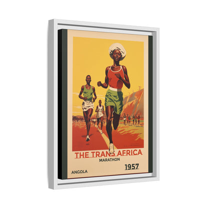Trans-Africa Marathon 1957 Vintage Poster | Fine Art Print