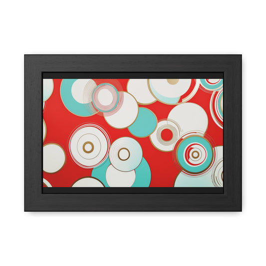 Bold Abstract Wall Art – Vibrant Framed Poster for Living Room, Kids' Space, or Office Decor | Modern Art Print in Multiple Sizes