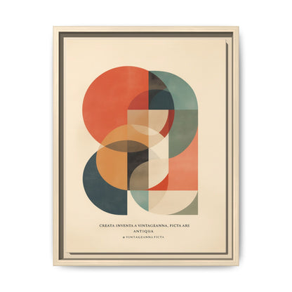 Abstract Geometric Art Print Vintage Poster | Museum-Quality Fine Art Print