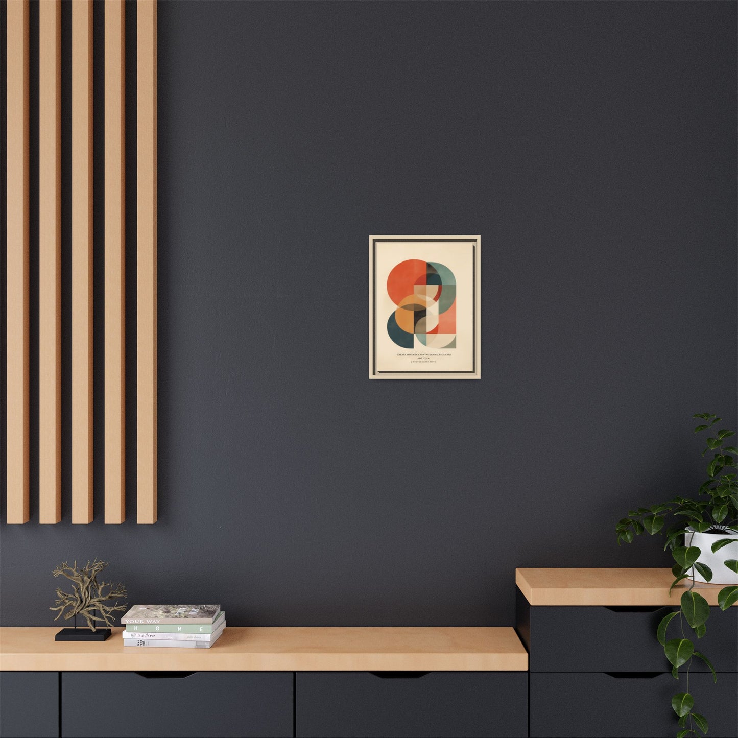 Abstract Geometric Art Print Vintage Poster | Museum-Quality Fine Art Print