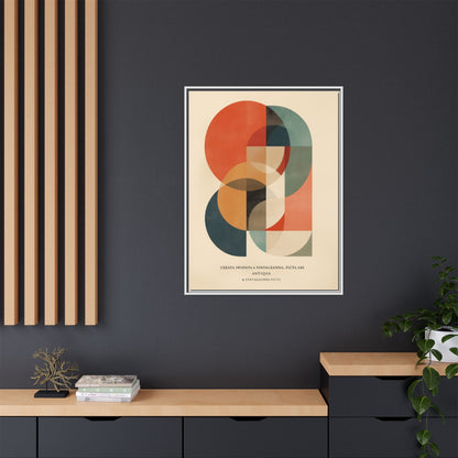 Abstract Geometric Art Print Vintage Poster | Museum-Quality Fine Art Print