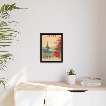 Japan Far East Travel Company Vintage Poster | Museum-Quality Fine Art Print