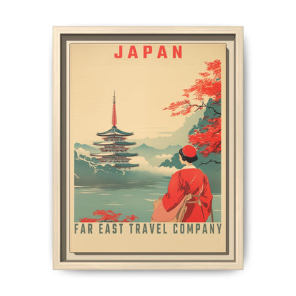 Japan Far East Travel Company Vintage Poster | Museum-Quality Fine Art Print