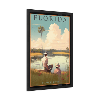 Vintage St. Johns River Wall Art – Timeless Florida Serenity