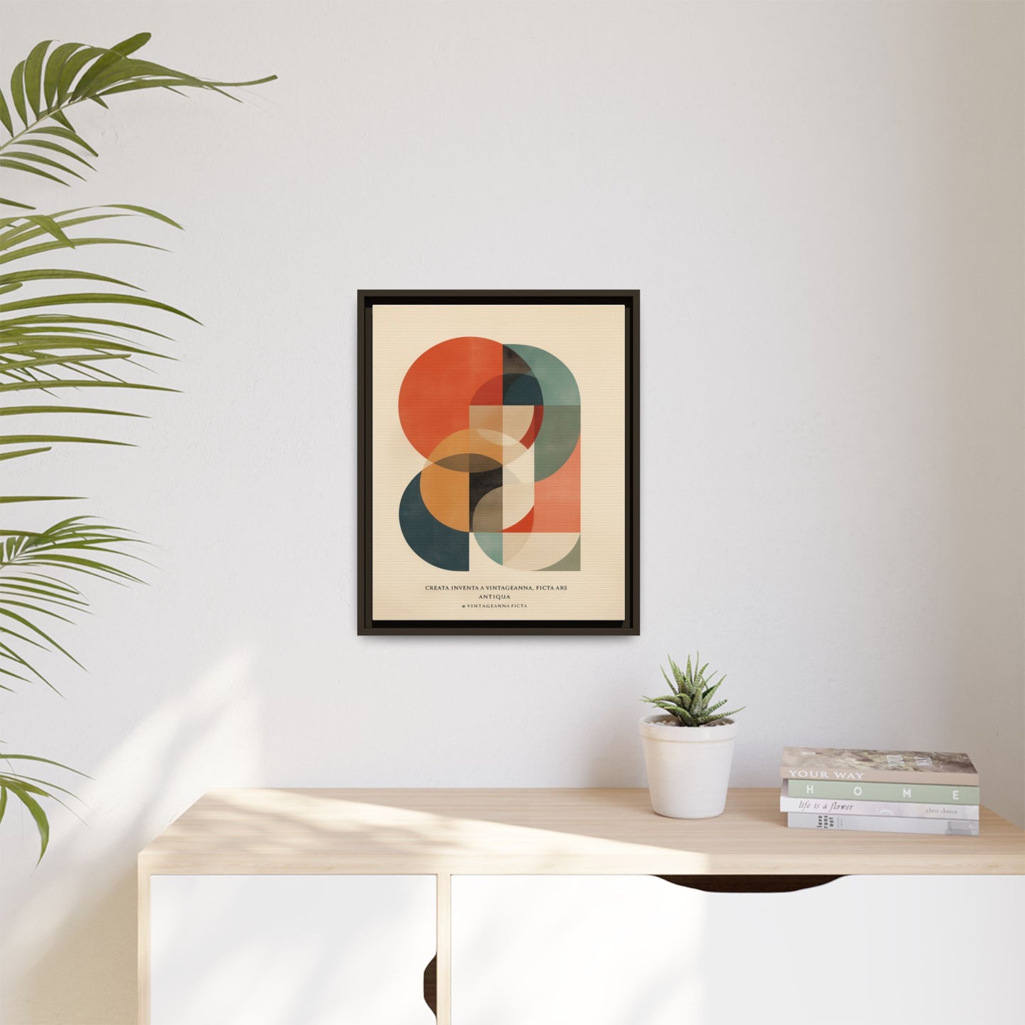 Abstract Geometric Art Print Vintage Poster | Museum-Quality Fine Art Print