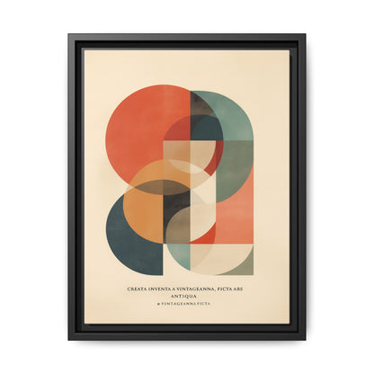 Abstract Geometric Art Print Vintage Poster | Museum-Quality Fine Art Print