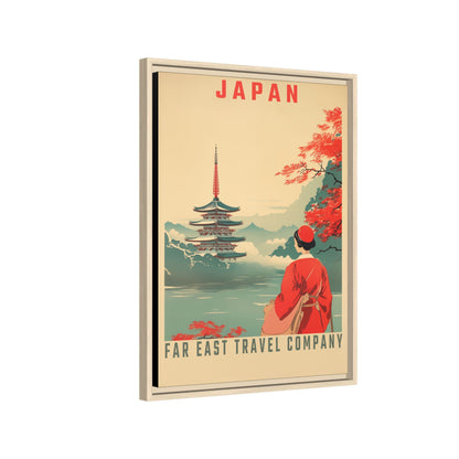 Japan Far East Travel Company Vintage Poster | Museum-Quality Fine Art Print