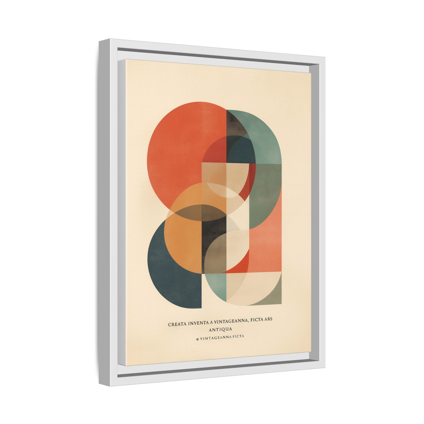 Abstract Geometric Art Print Vintage Poster | Museum-Quality Fine Art Print