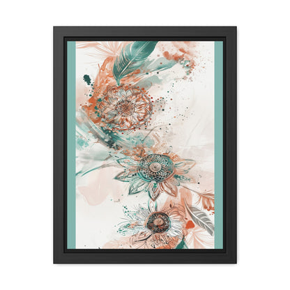 Floral Wall Art Print — Boho Framed Poster, Botanical Home Decor, Vintage-Inspired Gift for Her | Vintageanna