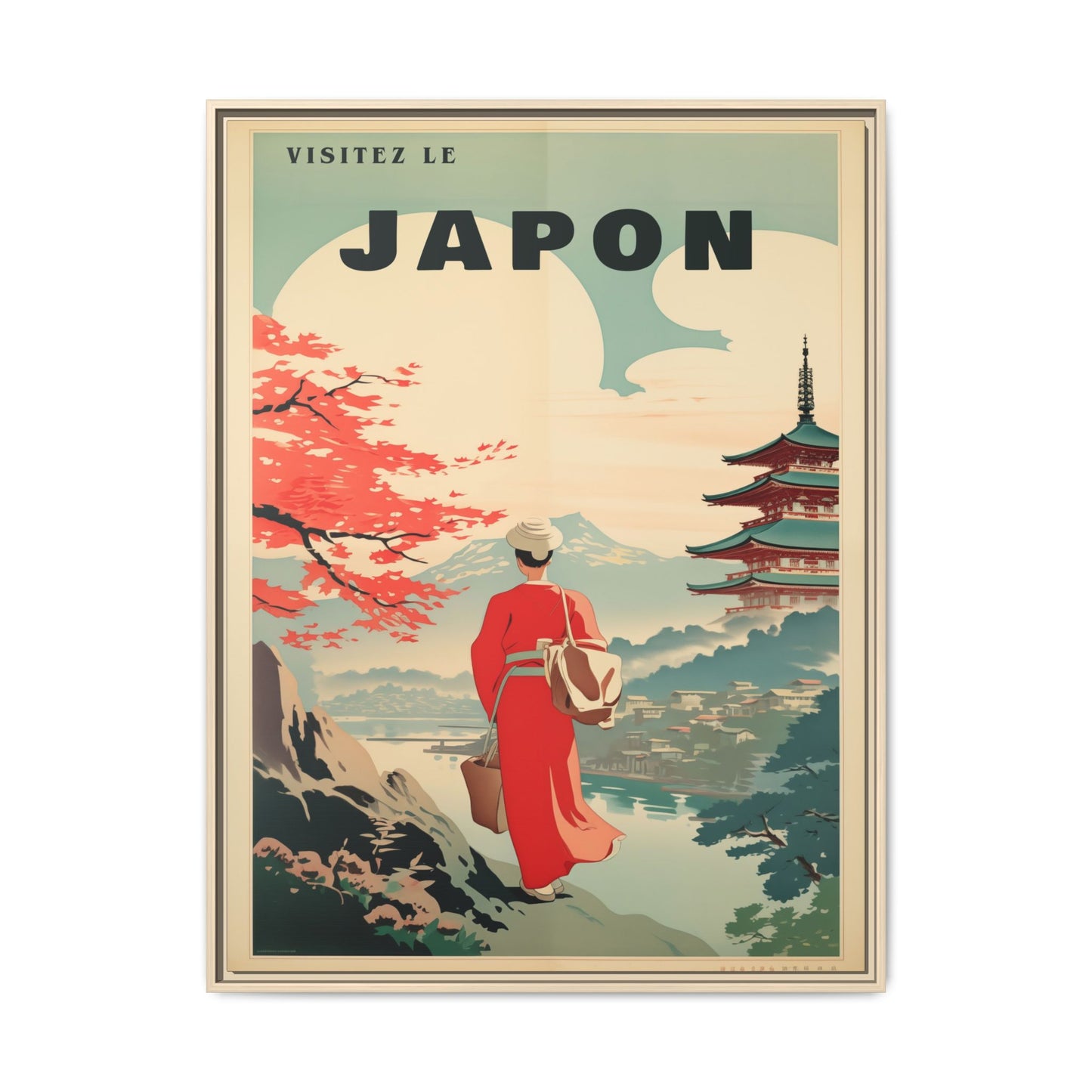 Vintage Japan Travel Poster | Museum-Quality Fine Art Print