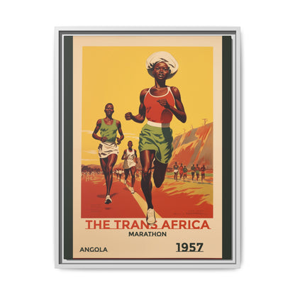 Trans-Africa Marathon 1957 Vintage Poster | Fine Art Print