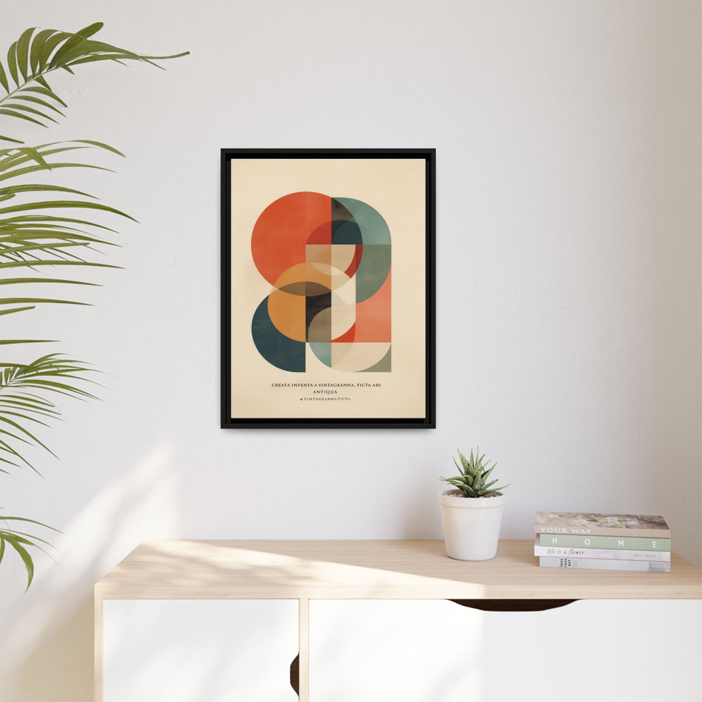 Abstract Geometric Art Print Vintage Poster | Museum-Quality Fine Art Print