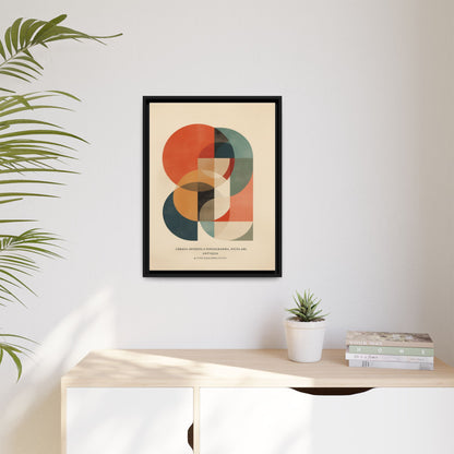 Abstract Geometric Art Print Vintage Poster | Museum-Quality Fine Art Print