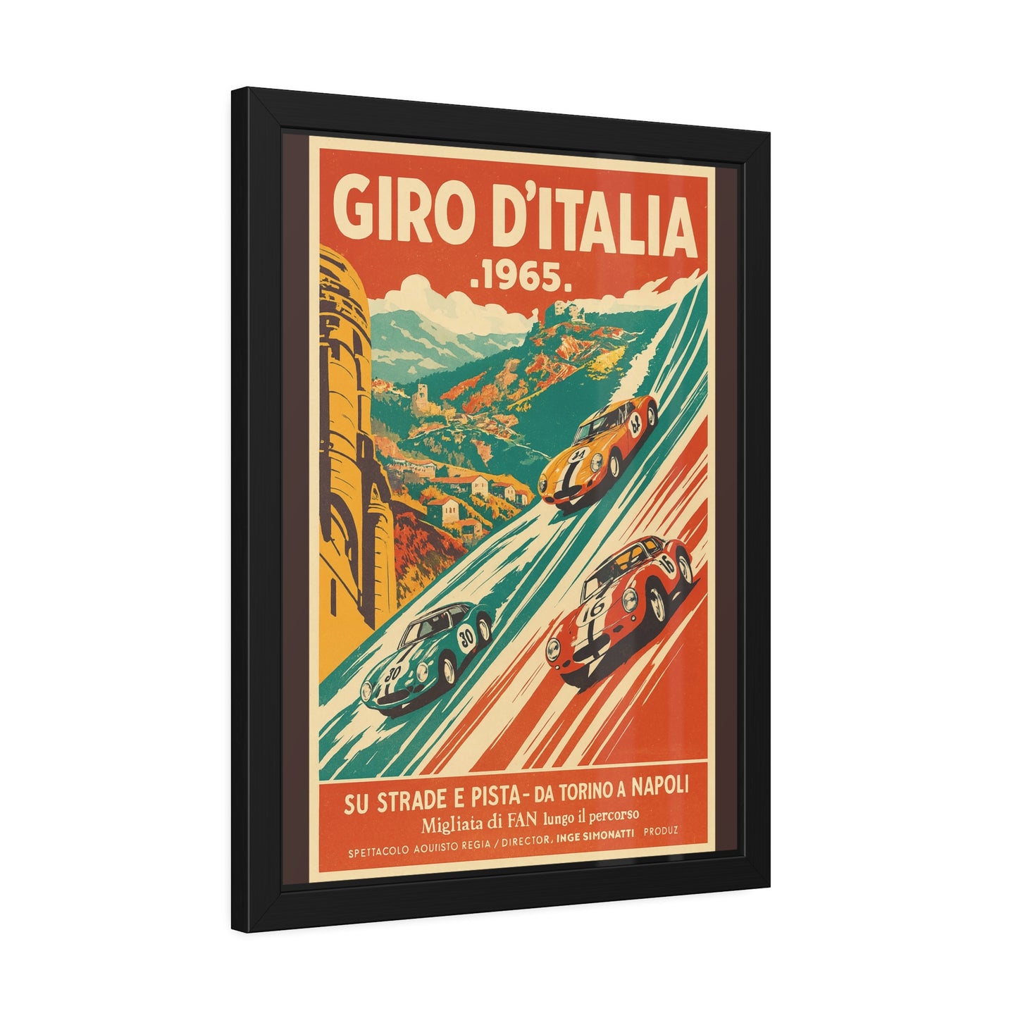 Vintage Velocity Framed Poster | Museum-Quality Fine Art Print