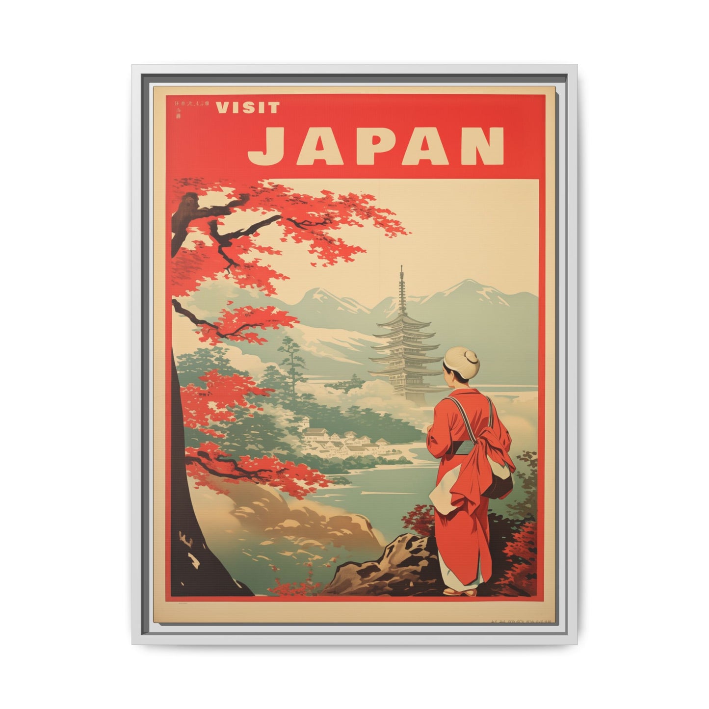 Visit Japan Vintage Poster | Museum-Quality Fine Art Print