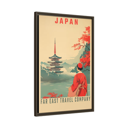 Japan Far East Travel Company Vintage Poster | Museum-Quality Fine Art Print