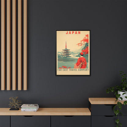 Japan Far East Travel Company Vintage Poster | Museum-Quality Fine Art Print