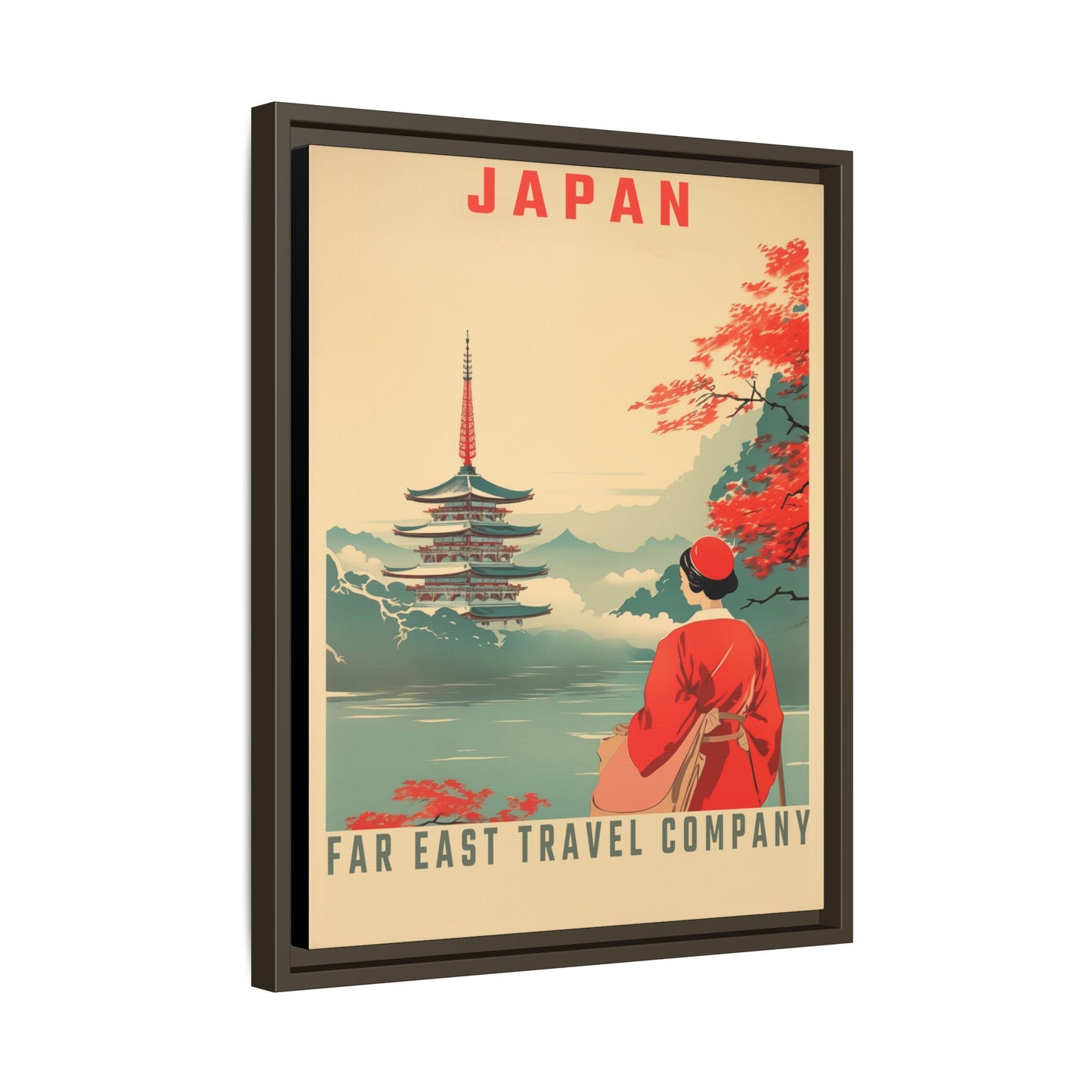 Japan Far East Travel Company Vintage Poster | Museum-Quality Fine Art Print